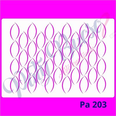 Pa 203 - Fundo Oval Vazado - 21x29