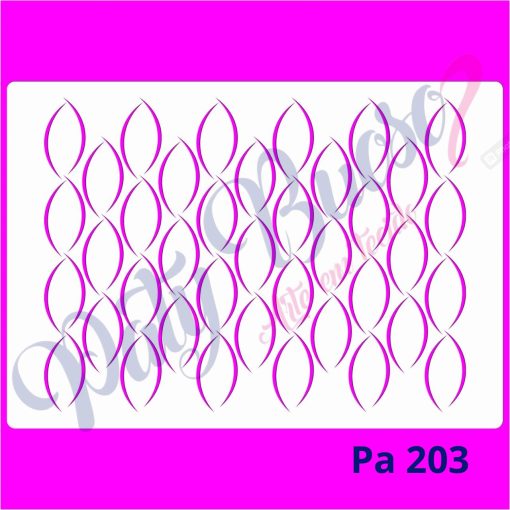 Pa 203 - Fundo Oval Vazado - 21x29