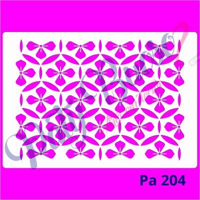 Pa 204 - Fundo Floral no Círculo - 21x29