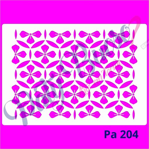 Pa 204 - Fundo Floral no Círculo - 21x29