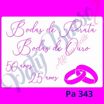 Pa 343 - Bodas com Aliança - 29x21
