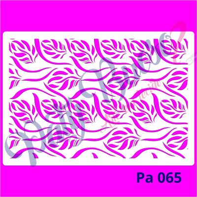 Pa 065 - Papel De Parede Folhas - 21x29