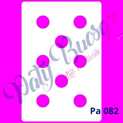 Pa 082 -  Bolinhas (Pequeno) 8x12