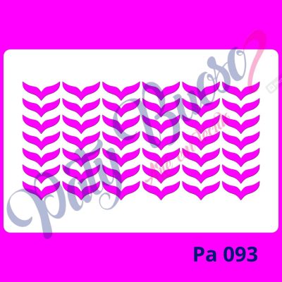 Pa 093 -  Estampa de Tricô - 8x12