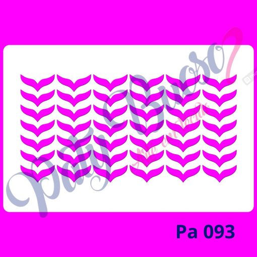 Pa 093 -  Estampa de Tricô - 8x12
