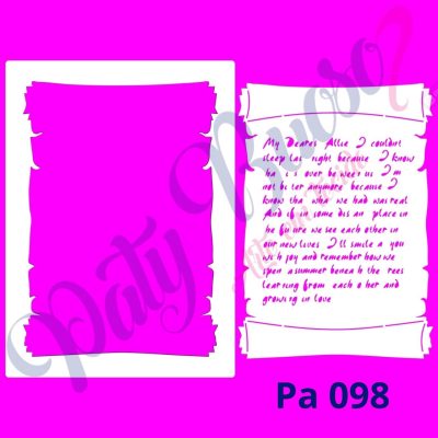 Pa 098 - Poema no Pergaminho - 21x29