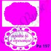 Pa 197 - Medalhão Espalhe Fé e Esperança - 21x29