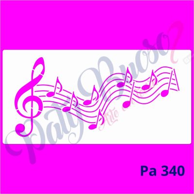 Pa 340 - Notas Musicais - 12x24