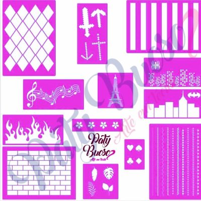 kit de stencils Sonho de Criança