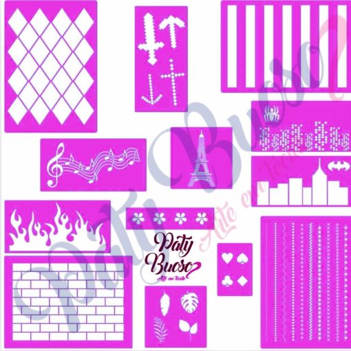 kit de stencils Sonho de Criança