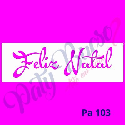 Pa 103 -  Feliz Natal - 8x25