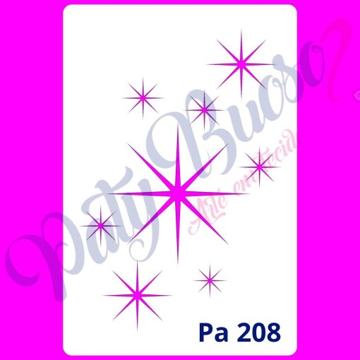 Pa 208 - Estrelinhas - 12x8