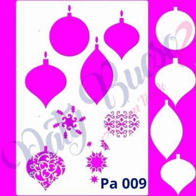 Pa 009 - Bolas de Natal - 21x29
