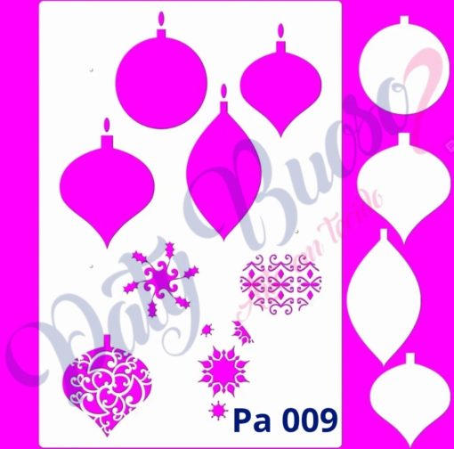 Pa 009 - Bolas de Natal - 21x29
