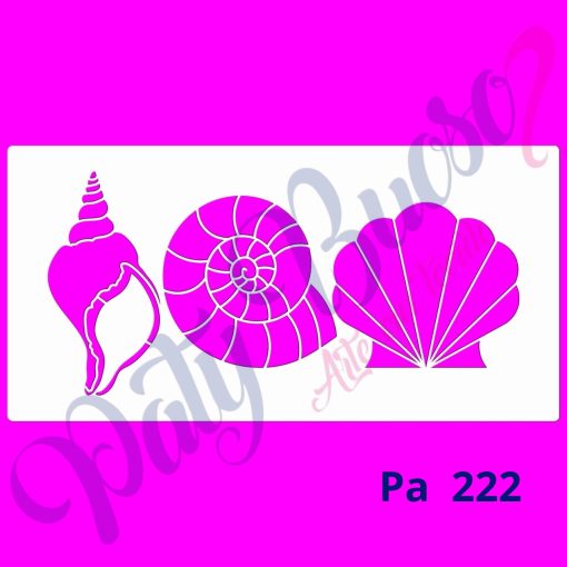 Pa 222 - Conchas e Caramujos - 30x14
