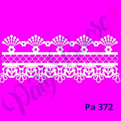 Pa 372 - Renda Crochê - 12x24