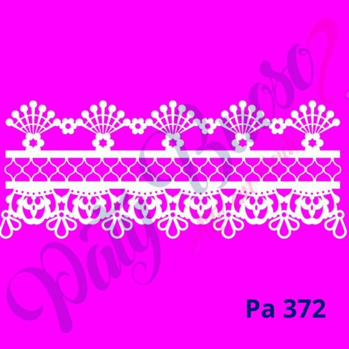 Pa 372 - Renda Crochê - 12x24