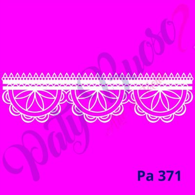 Pa 371 - Renda Meio Círculo - 12x24