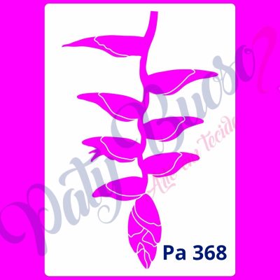 Pa 368 - Flor Tropical Helicônia - 21x29