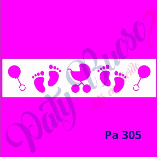 Pa 305 - Faixa Baby  1  _ 5x20