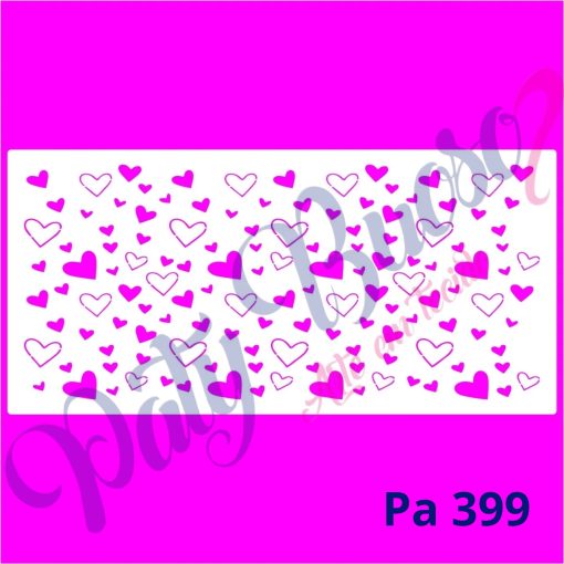 Pa 399 - Corações para barrados - 30x14