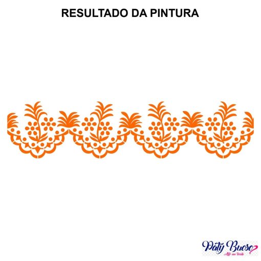 Pa 400 - Renda Florzinhas e Galhinhos _ 25x8 - Imagem 2