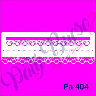 Pa 404 - Renda Dupla com arcos - 25x8