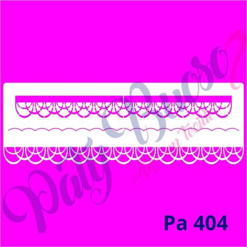 Pa 404 - Renda Dupla com arcos - 25x8