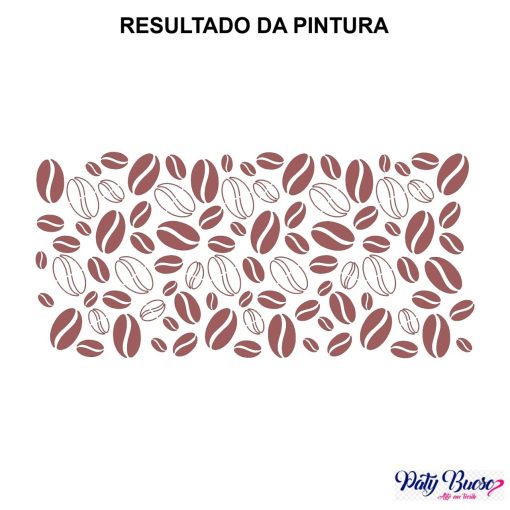 Pa 398 - Grãos de Café _ 30x14 - Imagem 2