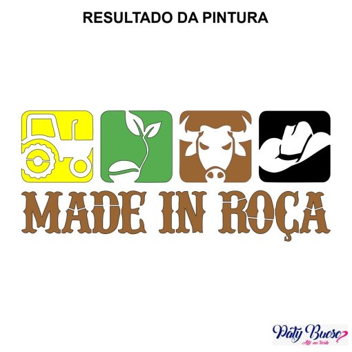 Pa 395 - MADE IN ROÇA - 30X14 - Imagem 2