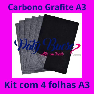 Carbono Grafite A3 - kit com 4 unidades