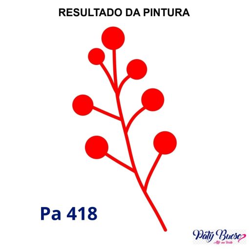 Pa 418 - Azevinho  - 12x8 - Imagem 2