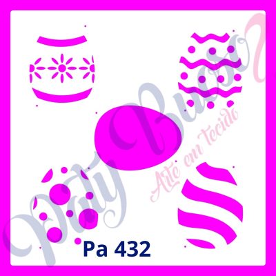 Pa 432 _ Ovinhos para estampa - 14x14