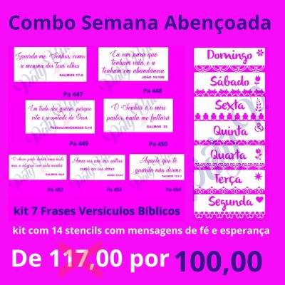 COMBO 1 SEMANA ABENÇOADA