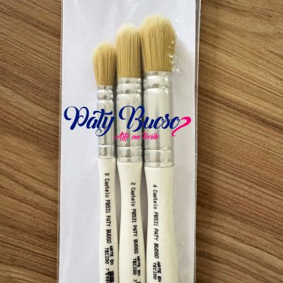 Kit Brochinhas-Pinceis para fundos e stencil